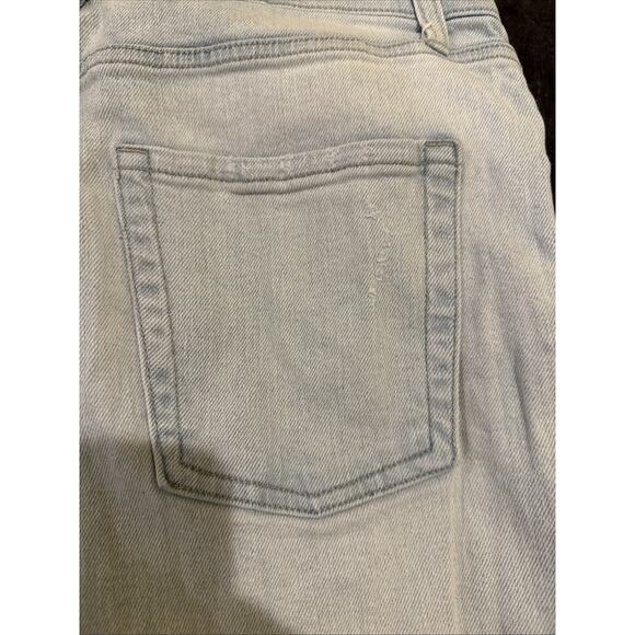 Wild Fable Women's Size 10 Jeans Distressed Light Blue Denim High Rise Straight - Picture 13 of 16